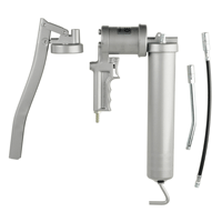 Пневматический смазочный шприц, DLFP, подача смазки в головку шприца сжатым воздухом, комбинированный 