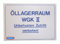 Plate-oil storage room WGK II 